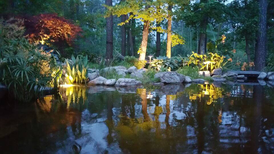 Raleigh NC Pond Lighting