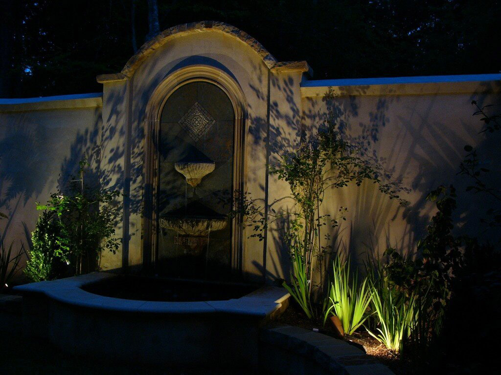 Water Feature Lighting Company in Raleigh