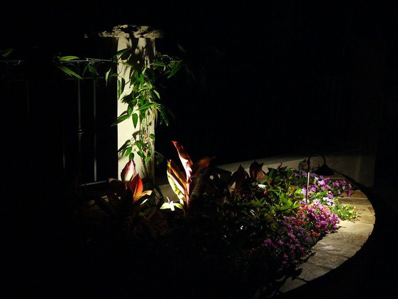 garden lighting installation raleigh