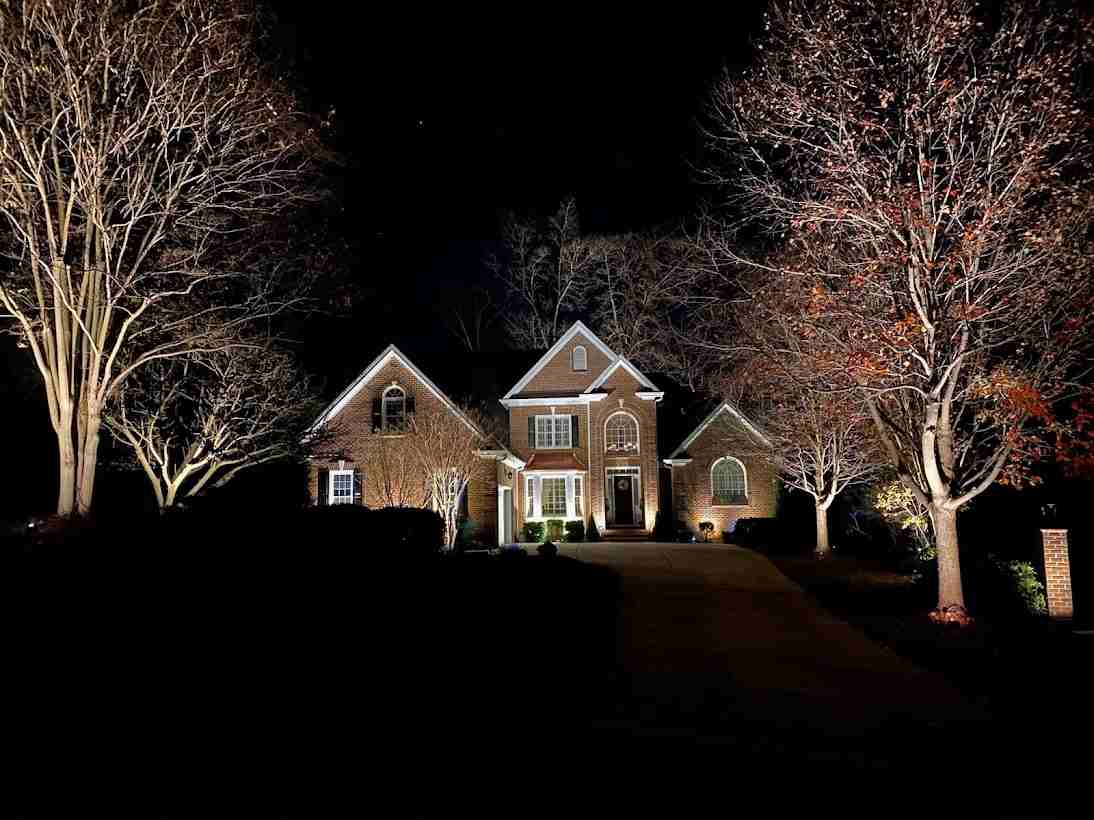 Residential homes outdoor lighting