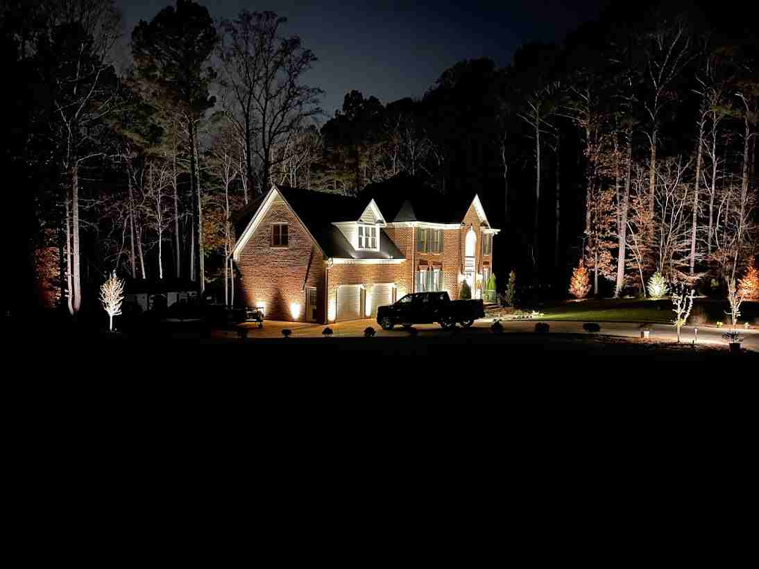 residential landscape lighting in raleigh