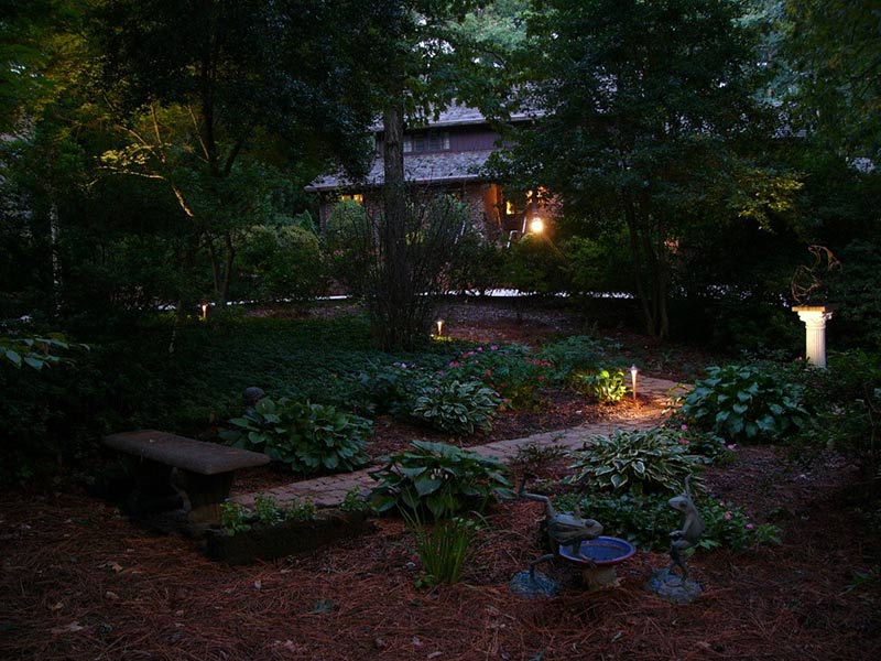raleigh path lighting installation