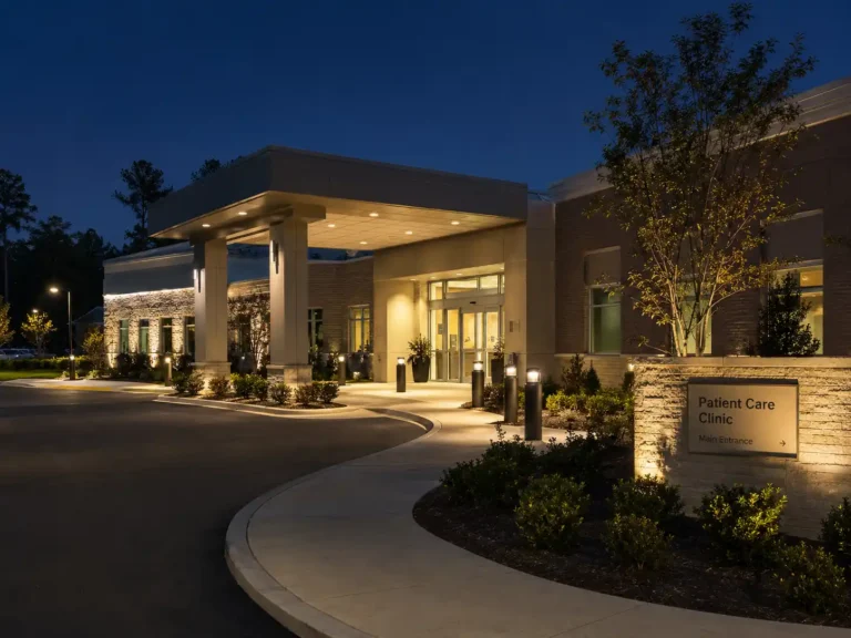 raleigh outdoor lighting for healthcare facilities