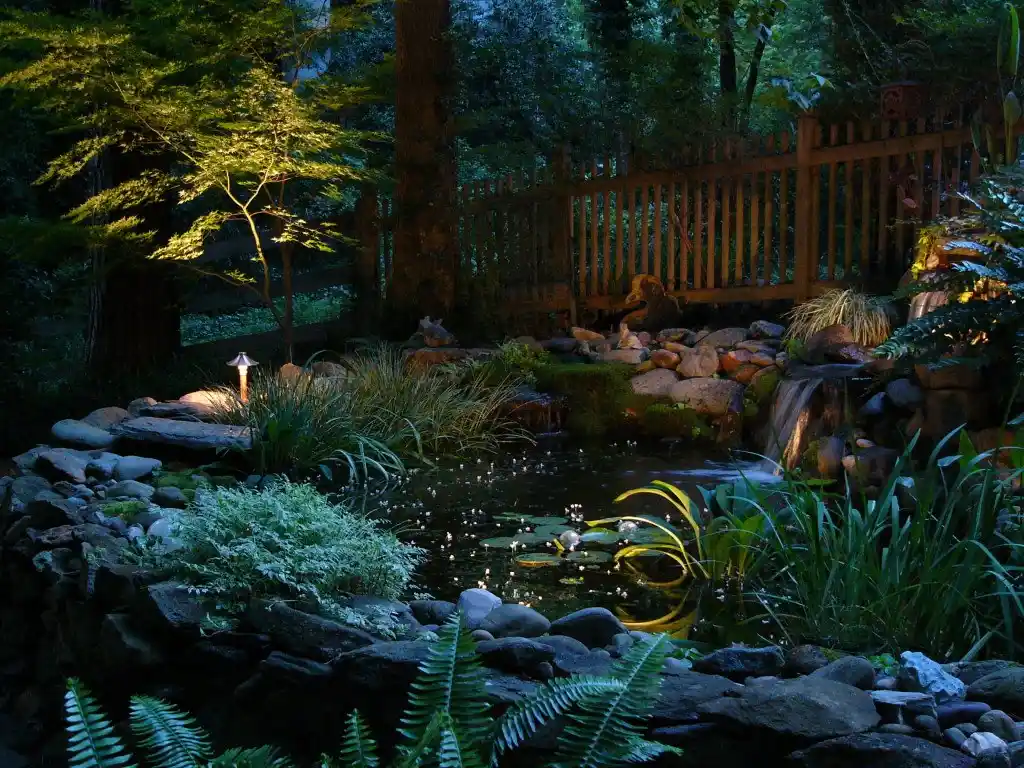 landscape lighting for residential homes in raleigh